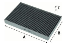 Filtr, vzduch v interiéru VALEO 715927