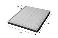 Filtr, vzduch v interiéru VALEO 715655