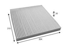 Filtr, vzduch v interiéru VALEO 715706