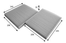 Filtr, vzduch v interiéru VALEO 715715