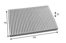 Filtr, vzduch v interiéru VALEO 715724