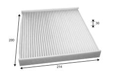 Filtr, vzduch v interiéru VALEO 715742