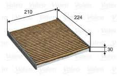 Filtr, vzduch v interiéru VALEO 701024
