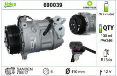 Kompresor, klimatizace VALEO 690039