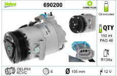 Kompresor, klimatizace VALEO 690200