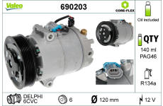 Kompresor, klimatizace VALEO 690203