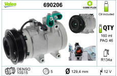 Kompresor, klimatizace VALEO 690206