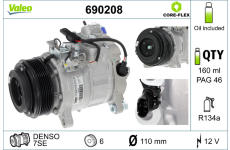 Kompresor, klimatizace VALEO 690208