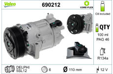 Kompresor, klimatizace VALEO 690212