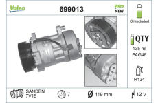 Kompresor klimatizácie VALEO 699013