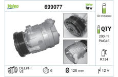 Kompresor, klimatizace VALEO 699077