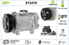 Kompresor, klimatizace VALEO 813419