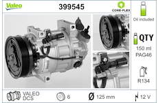 Kompresor, klimatizace VALEO 399545