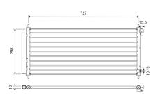 Kondenzátor, klimatizace Valeo 812718