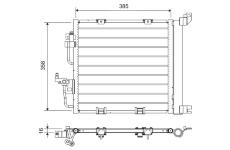 Kondenzátor klimatizácie VALEO 812747