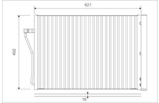 Kondenzátor, klimatizace VALEO 812879