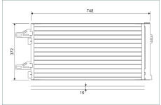 Kondenzátor, klimatizace VALEO 814085