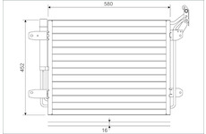 Kondenzátor, klimatizace VALEO 814091