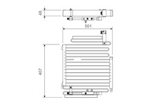 Kondenzátor, klimatizace VALEO 814288