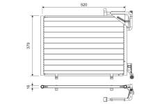 Kondenzátor, klimatizace VALEO 814297