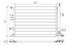 Kondenzátor klimatizácie VALEO 814319