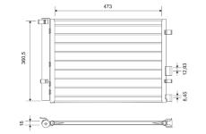 Kondenzátor klimatizácie VALEO 814435