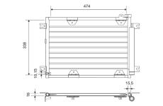 Kondenzátor klimatizácie VALEO 814444