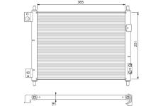 Kondenzátor, klimatizace VALEO 815092