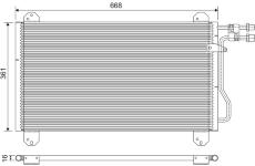 Kondenzátor, klimatizace VALEO 816891