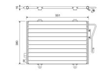Kondenzátor, klimatizace VALEO 817171