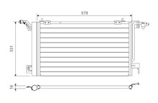 Kondenzátor, klimatizace VALEO 817230