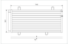 Kondenzátor klimatizácie VALEO 822584