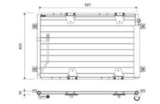 Kondenzátor, klimatizace VALEO 822711