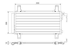 Kondenzátor, klimatizace VALEO 822738