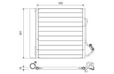 Kondenzátor, klimatizace VALEO 822741