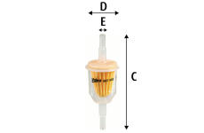 Palivový filtr VALEO 587000