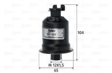 palivovy filtr VALEO 587058