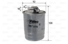 palivovy filtr VALEO 587076