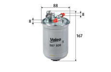 Palivový filtr VALEO 587506