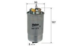 palivovy filtr VALEO 587570