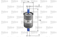 palivovy filtr VALEO 587003