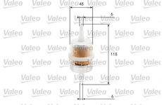 palivovy filtr VALEO 587011