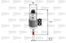 palivovy filtr VALEO 587043
