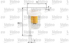 palivovy filtr VALEO 587045