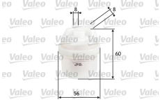 Palivový filtr VALEO 587049