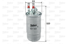 palivovy filtr VALEO 587522