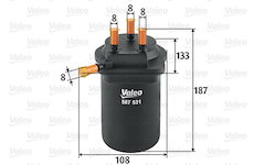 palivovy filtr VALEO 587531