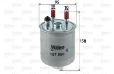 palivovy filtr VALEO 587550