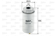 palivovy filtr VALEO 587730