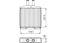Výměník tepla, vnitřní vytápění VALEO 811541